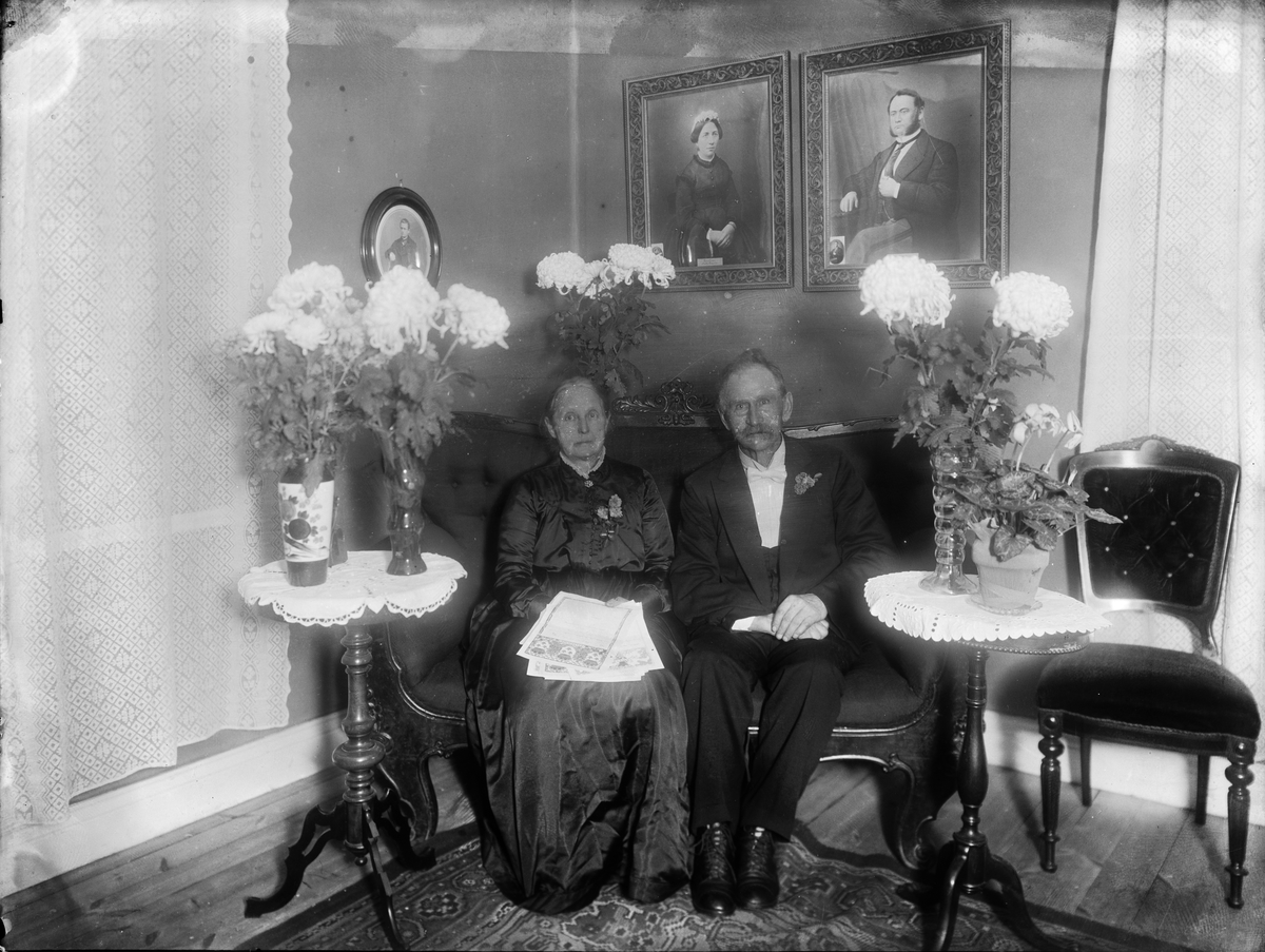 Skötsner-Edhlund, Guldbröllop, Östhammar, Uppland