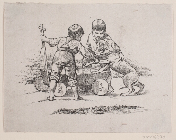 F. Hendriksen, Illustration til en historie
