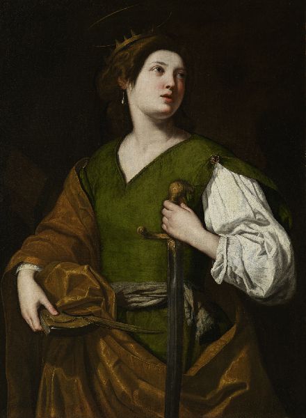 Artemisia Gentileschi, Saint Catherine of Alexandria