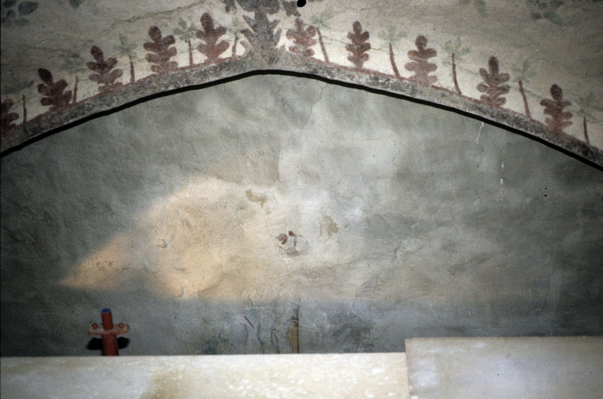 Rune Hammarling, Lime painting in Bälinge Church, Bälinge parish, Uppland 1989