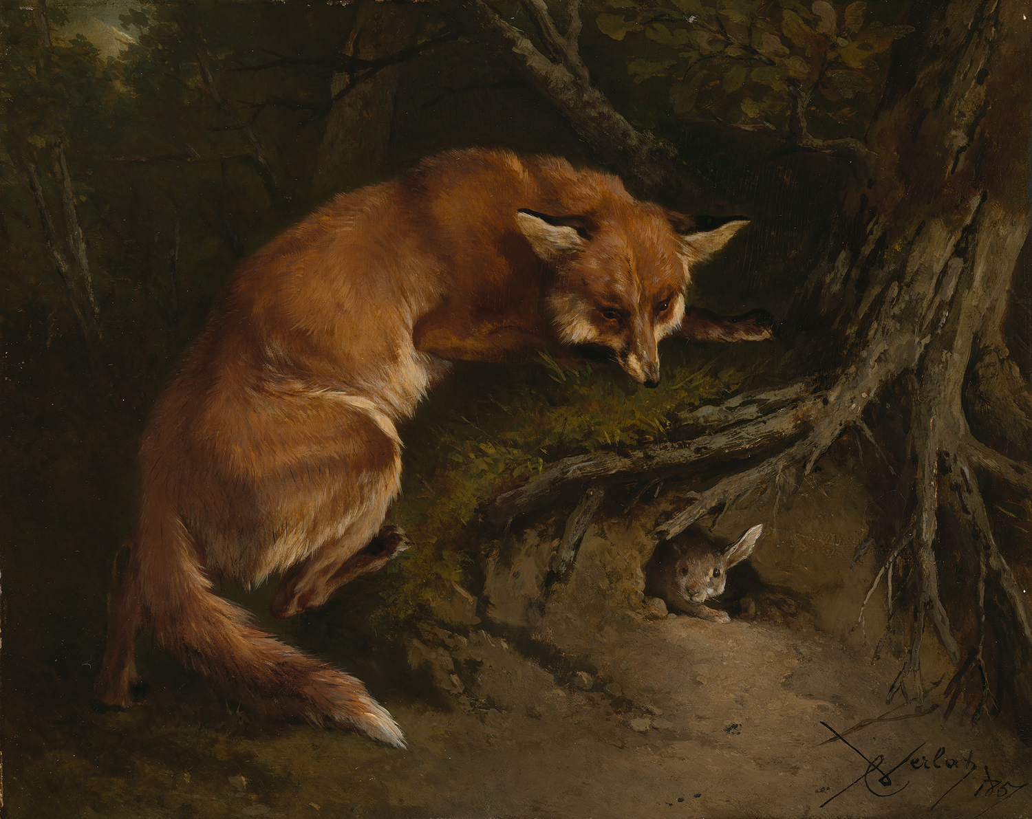 Charles Verlat, Op de loer