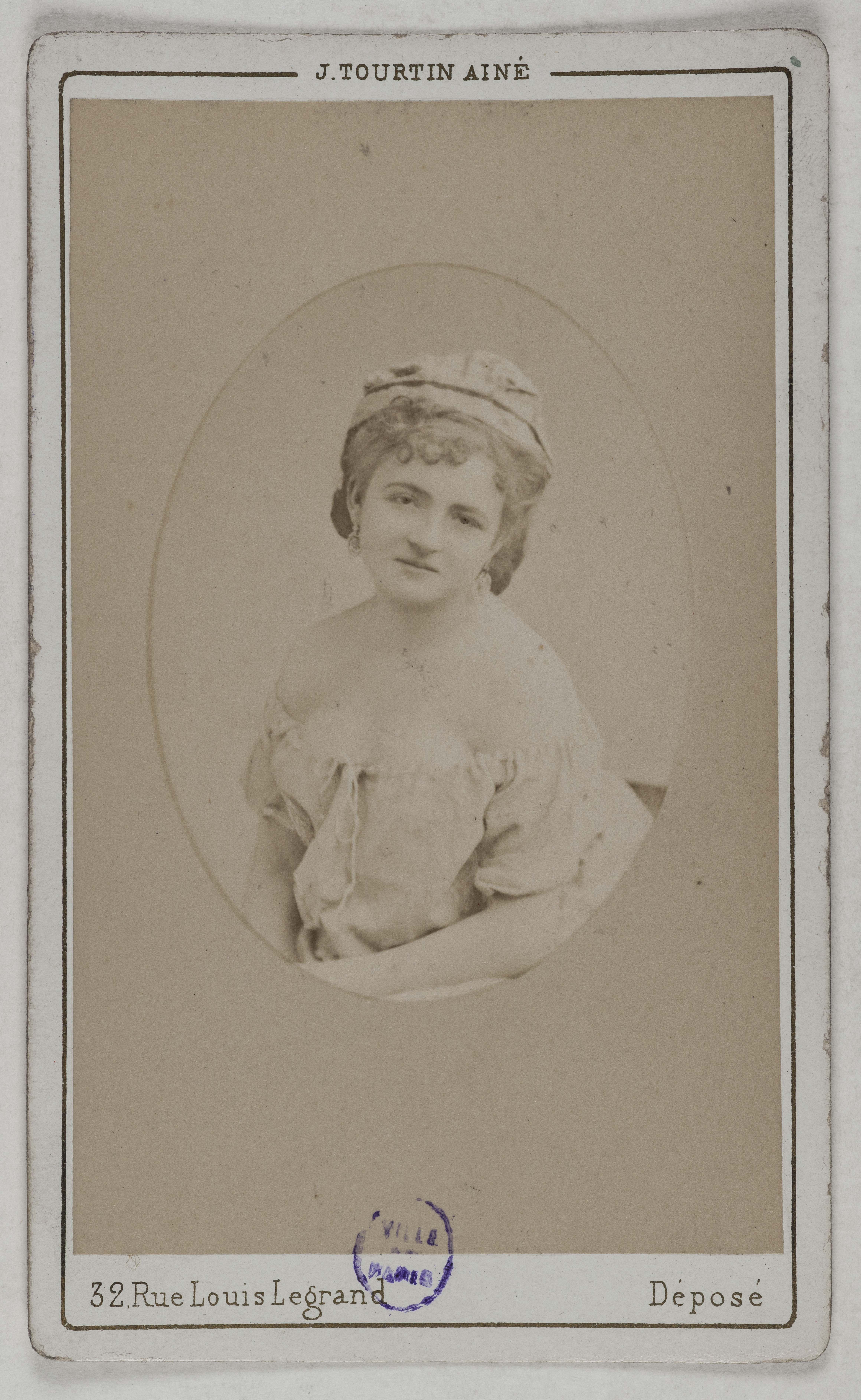 Joseph Tourtin, Portrait de Désirée, (danseuse ?)