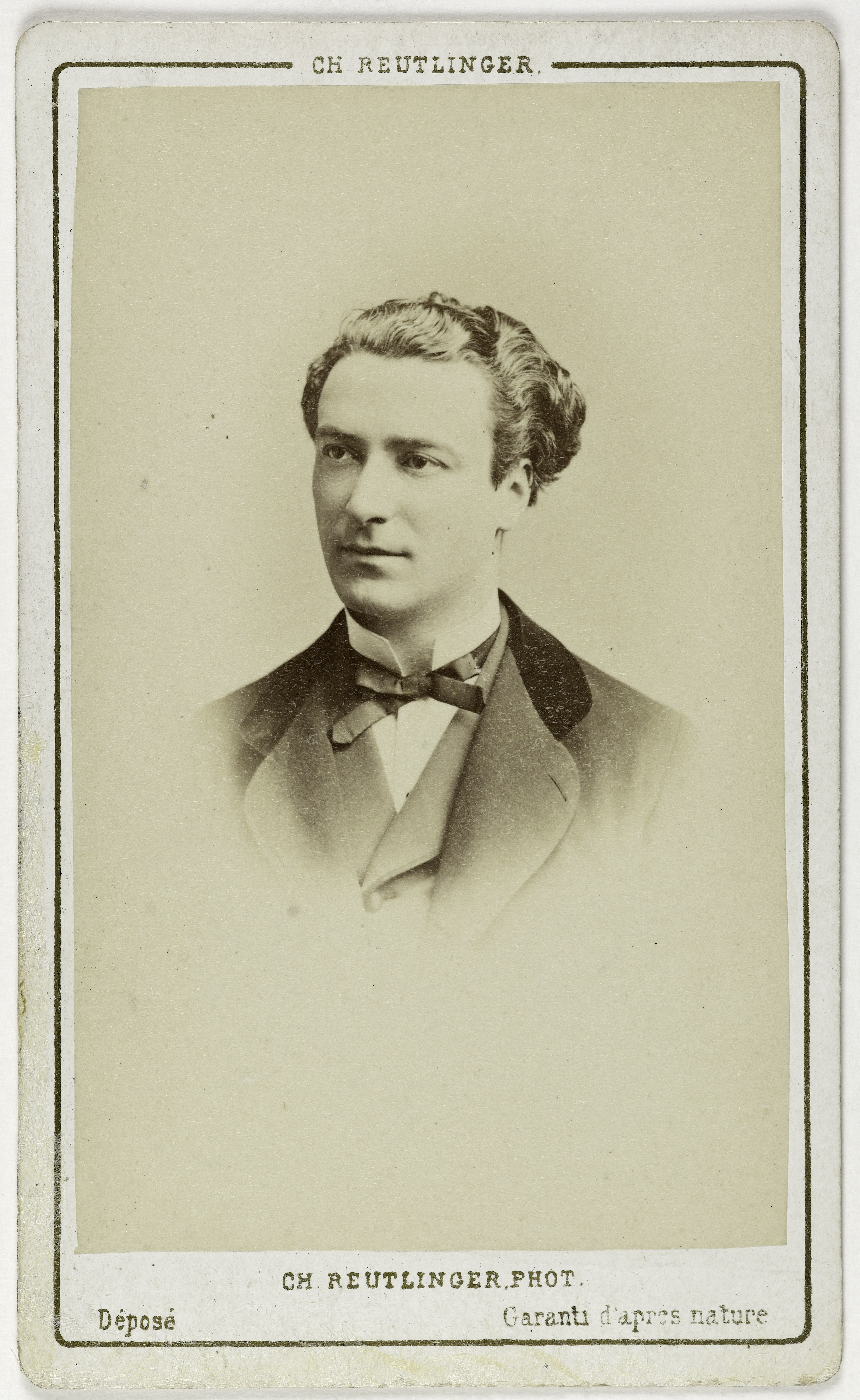 Charles Reutlinger, Portrait de Laroche Jules, (1841-), (acteur)