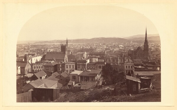 Carleton Watkins, [View from the residence of Chas. Crocker, Looking South, S.F.]