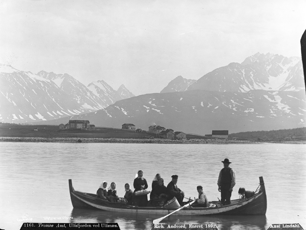 Axel Lindahl, Prot: Ulfsfjorden ved Ulfsnæs med Baad