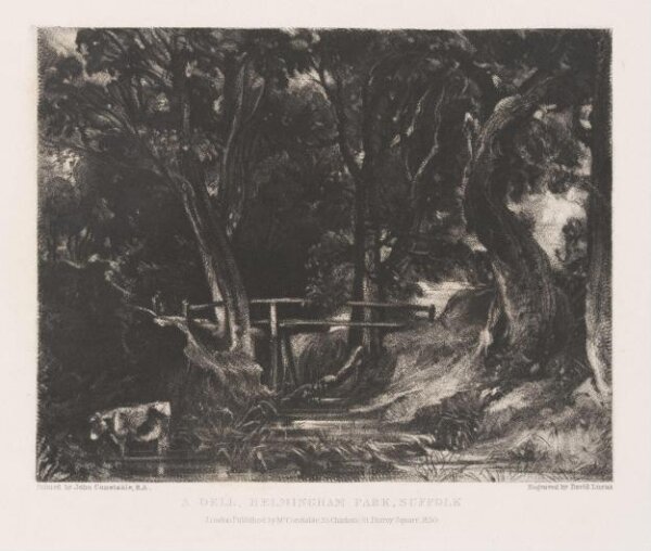 Constable, John RA, A DELL, HELMINGHAM PARK, SUFFOLK