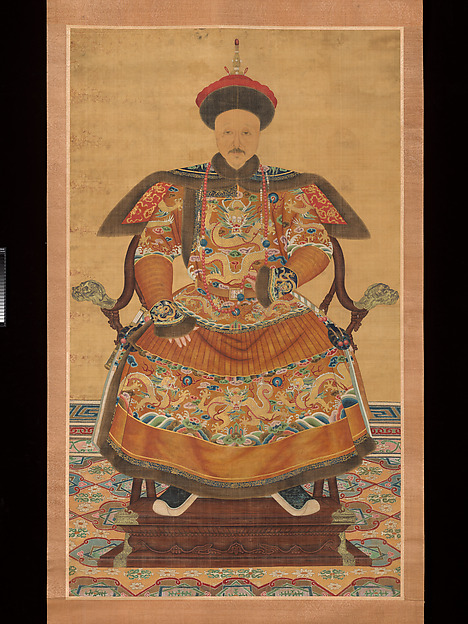 Unidentified artist, Portrait of Yongzheng Emperor (1723–1735)