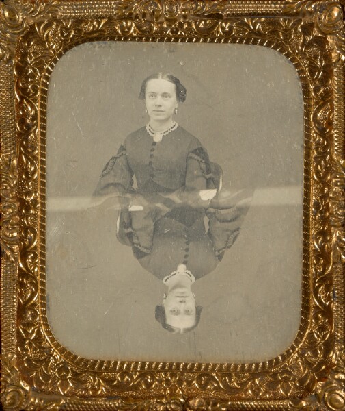 Unknown, Double-Exposure Portrait of a Woman