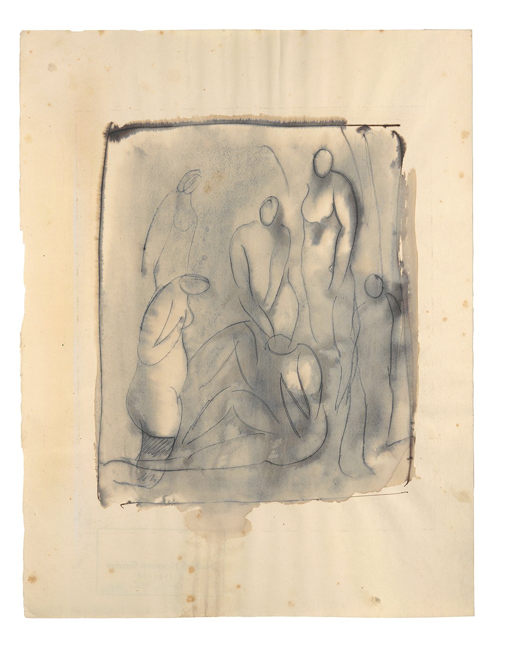 Unknown artist, Aktkomposition