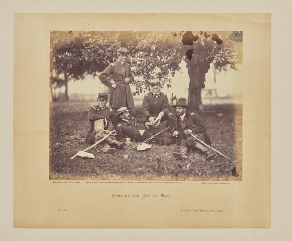 Alexander Gardner, Studying the Art of War