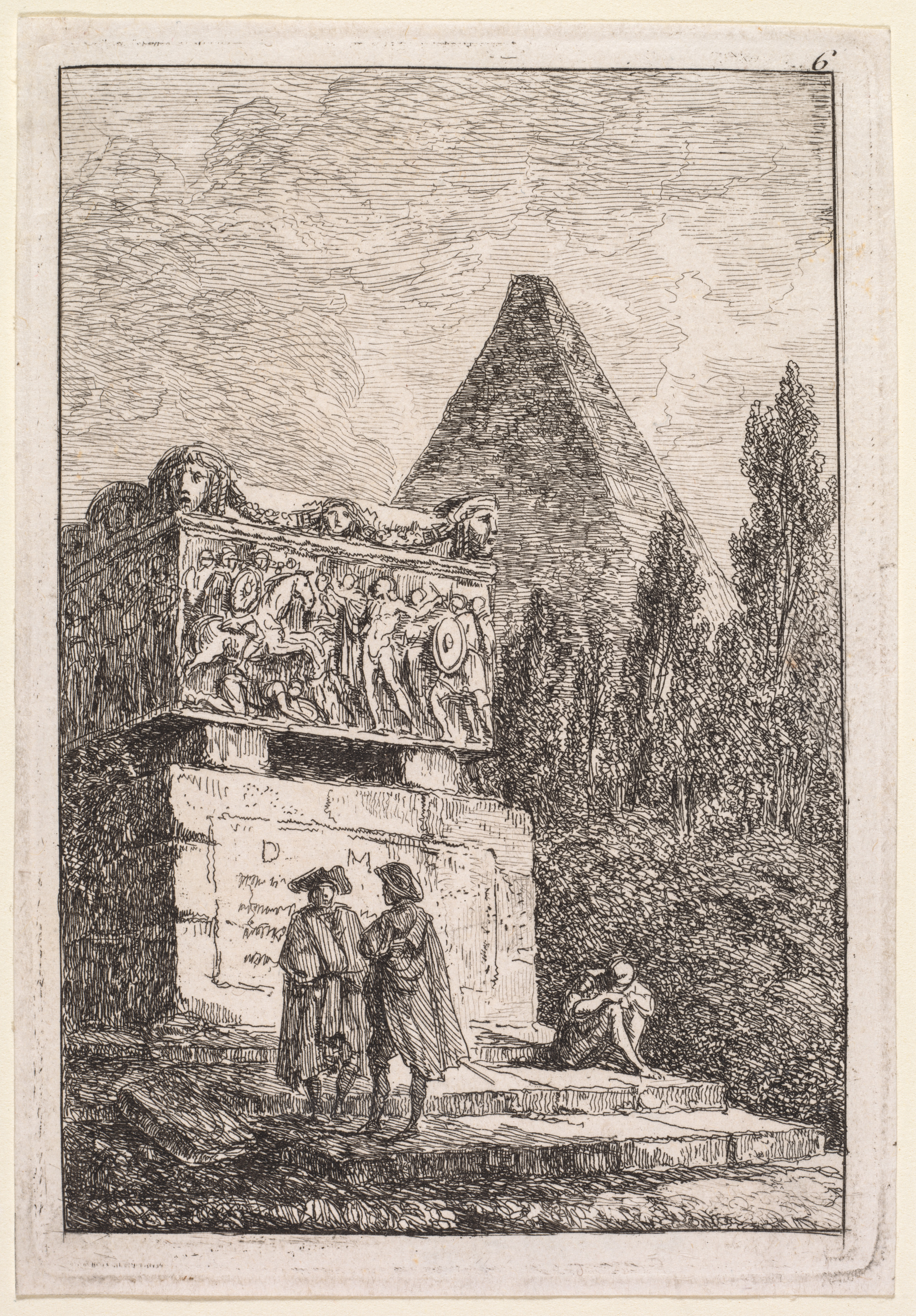 Hubert Robert, Le Sarcophage