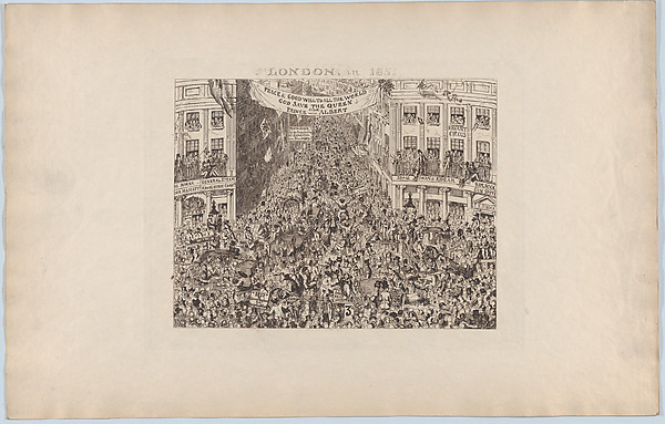 George Cruikshank, London, in 1851