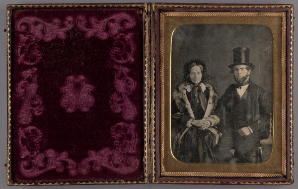 Unknown, [Portrait of a Seated Couple]