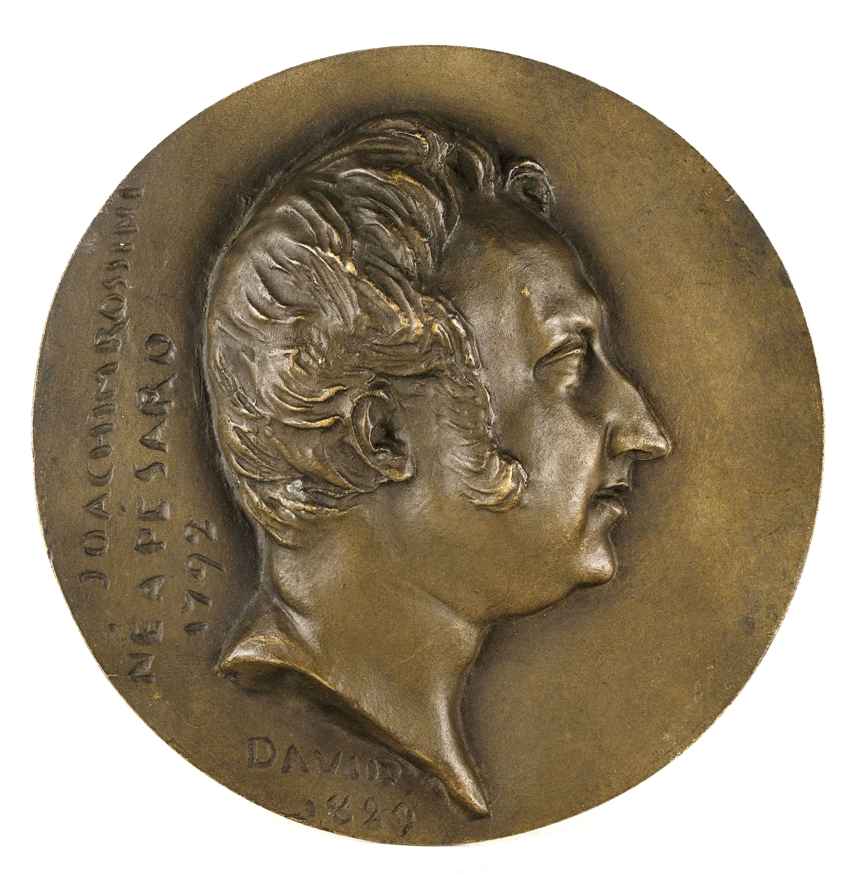 David d'Angers, Portrait de Gioacchino Rossini (1792-1868), compositeur italien