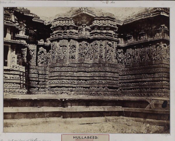Unknown, South west front of the great temple at Halebid