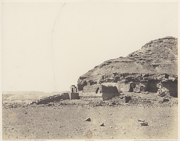 Félix Teynard, El-Kab (Éléthya), Vue Générale de l'Hémi-Spéos