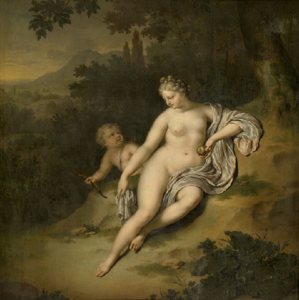 Willem van Mieris, Venus with Cupido