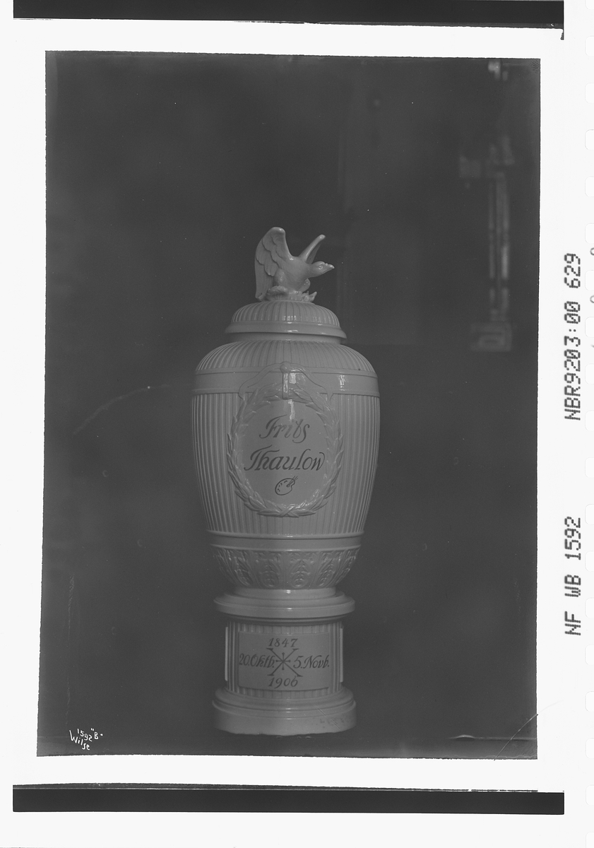 Anders Beer Wilse, Prot: Fritz Thaulows Urne 7 20.Okt. 5.Nov. 1906