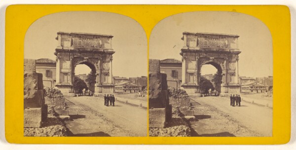 Unknown, The Arch of Titus, Rome, is situated on the Summa Sacra Via, or highest point of Via Sacra, a ridge which divides the Forum...