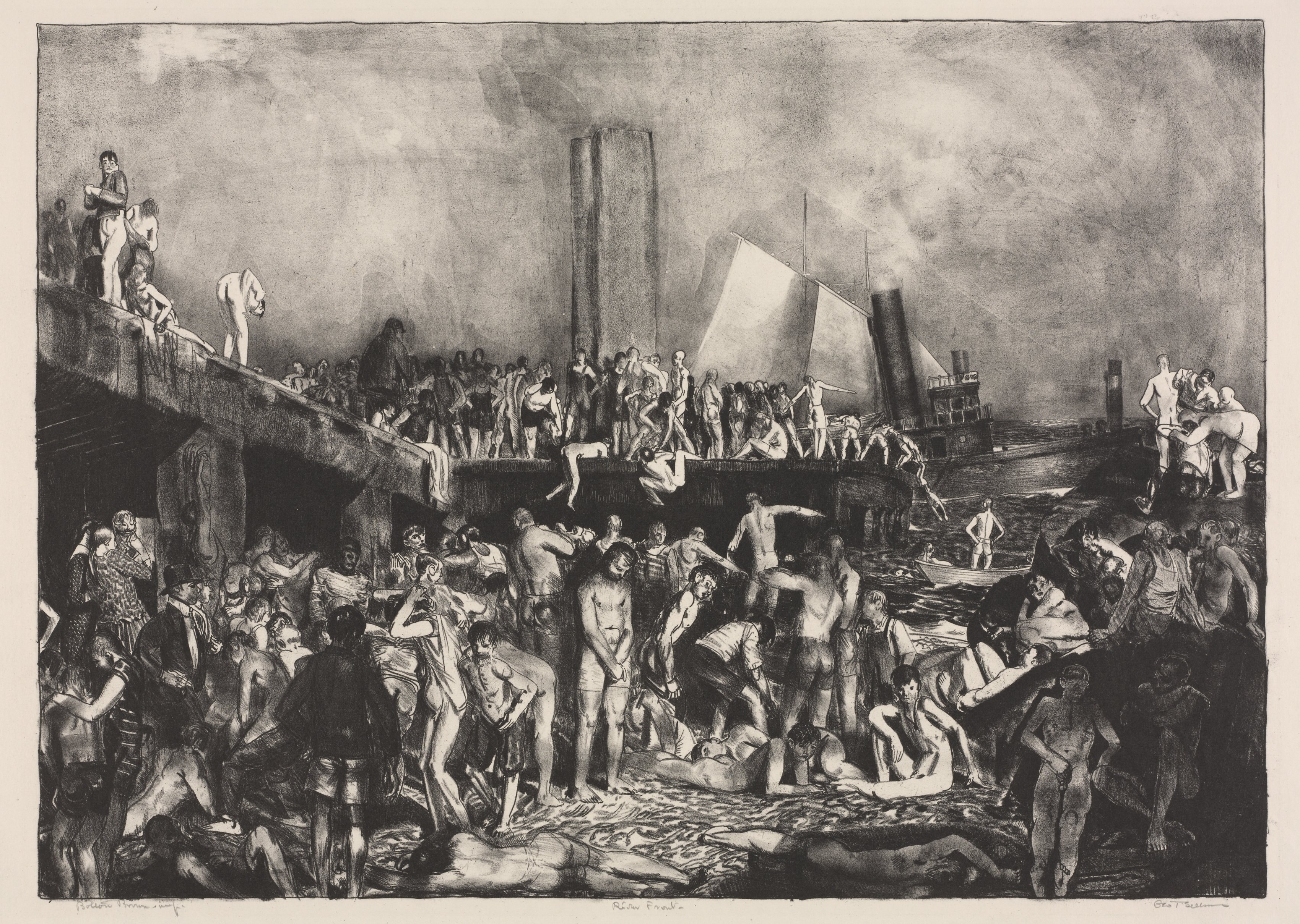 George Bellows, River-Front
