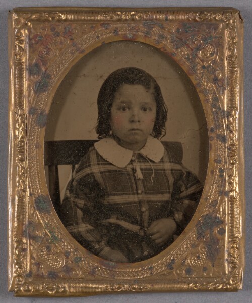 Unknown, [Portrait of a Seated Young Girl]
