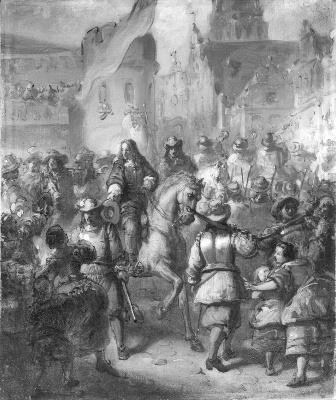 Johannes Hinderikus Egenberger, Anno 1688. Intocht van Willem III te Londen