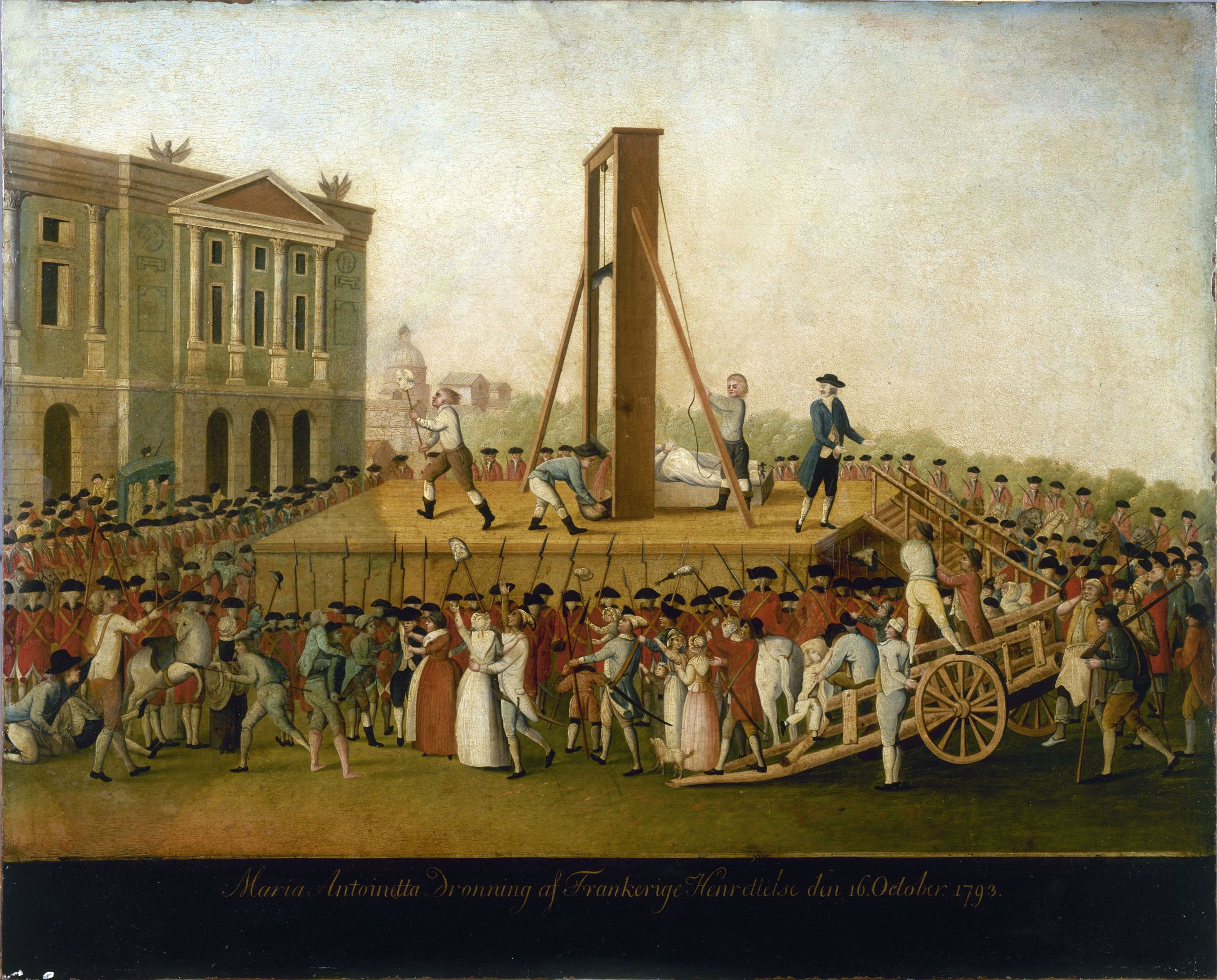 Anonyme, Exécution de Marie-Antoinette, le 16 octobre 1793