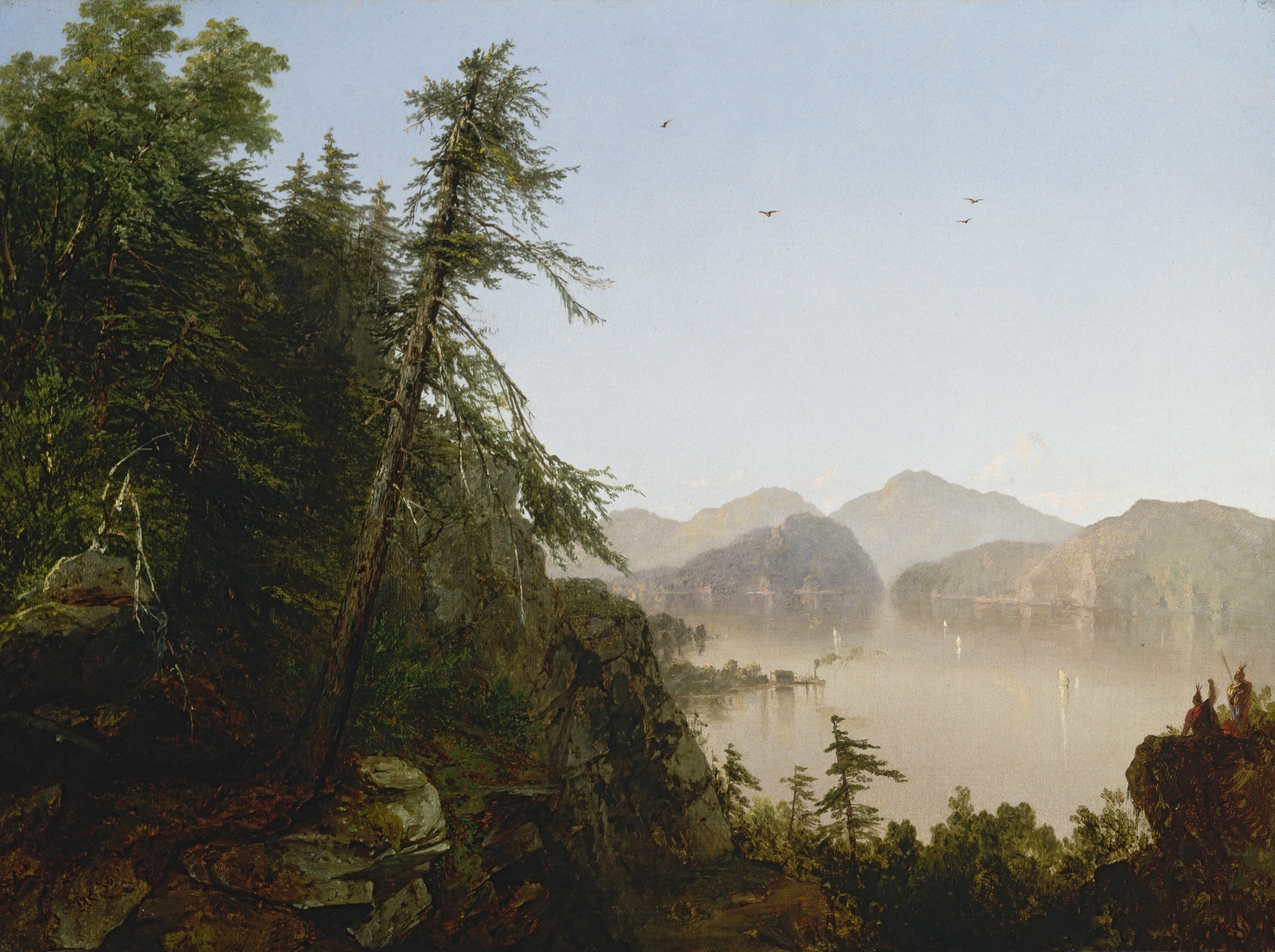 John Frederick Kensett, Along the Hudson