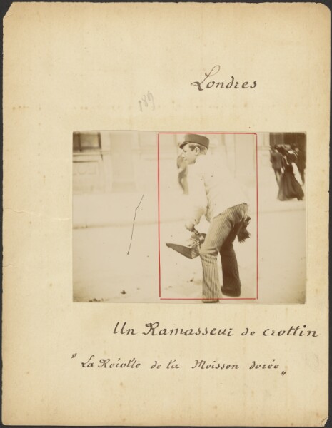 Unknown, [Manure gatherer]