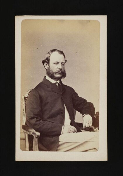 W. & D. Downey, A portrait of Lt. Col. Elphinstone