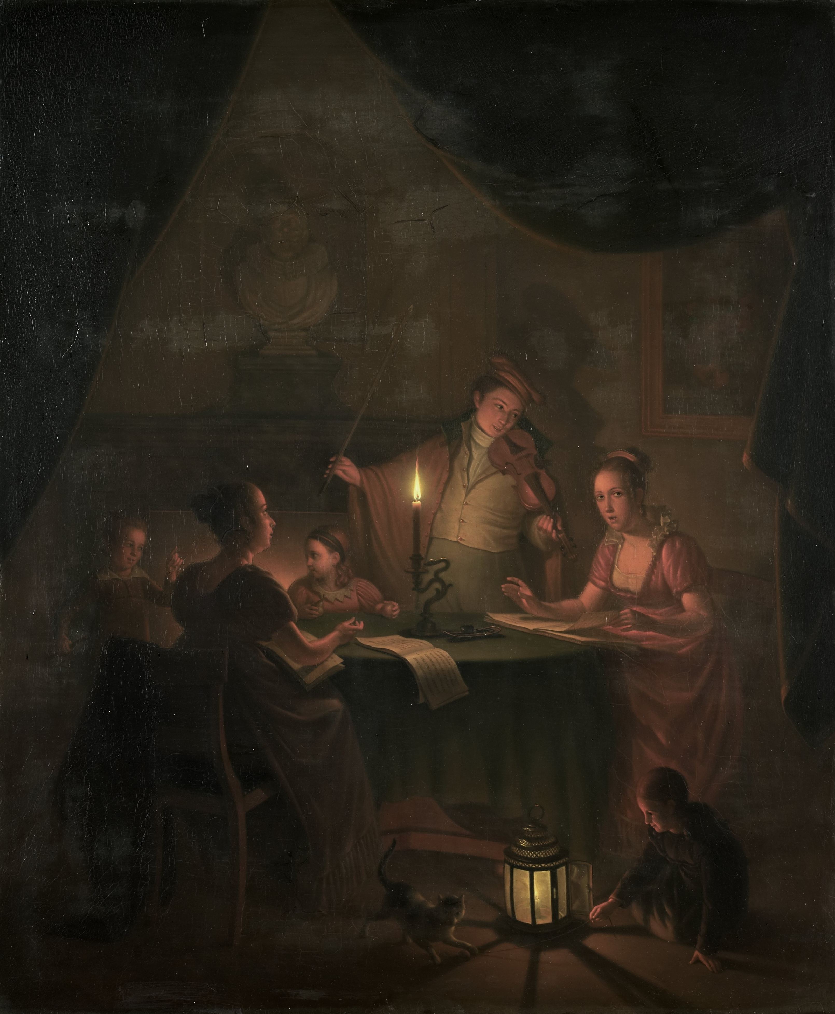 Michiel Versteegh, A Musical Party by Candlelight