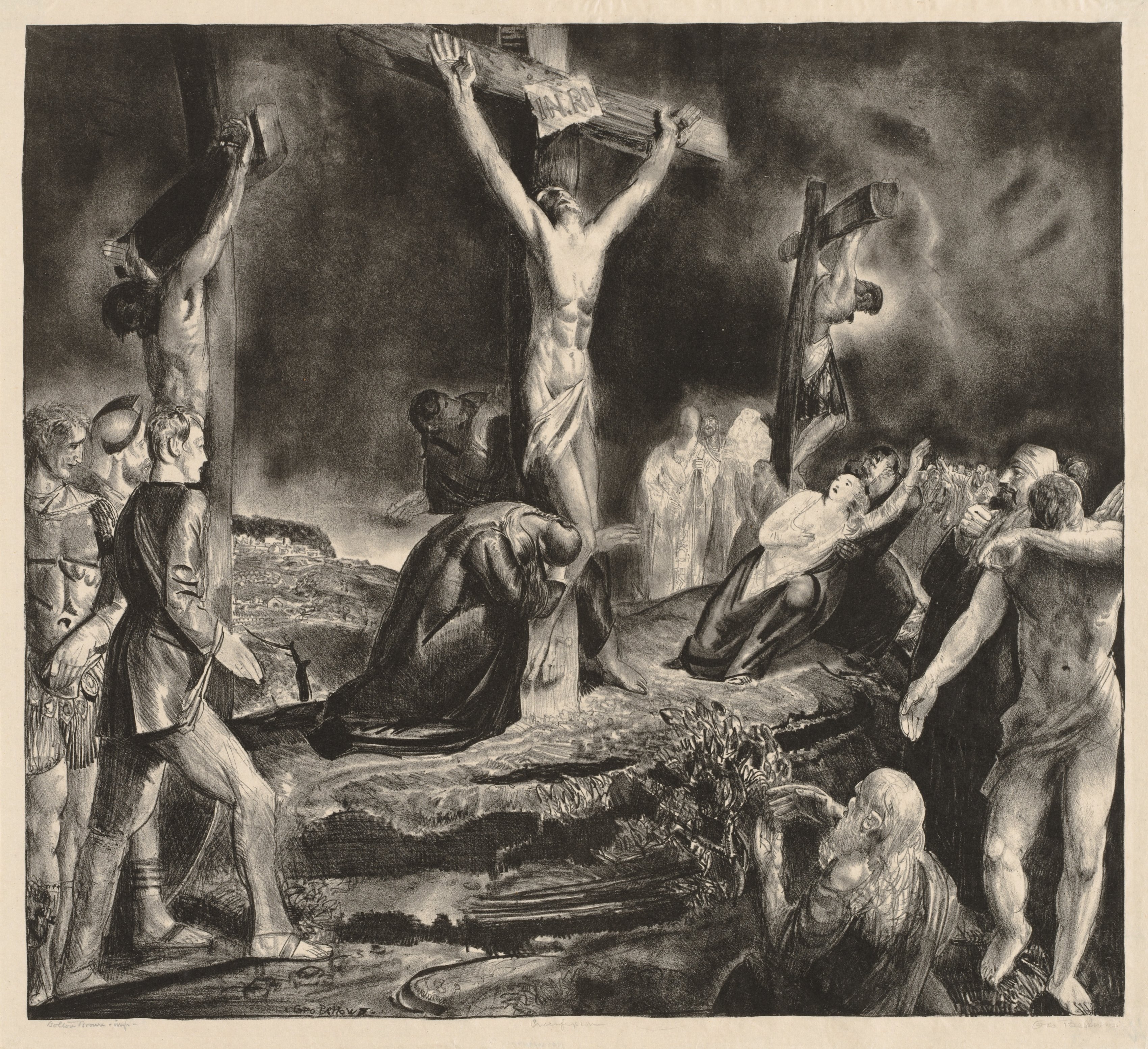 George Bellows, Crucifixion of Christ