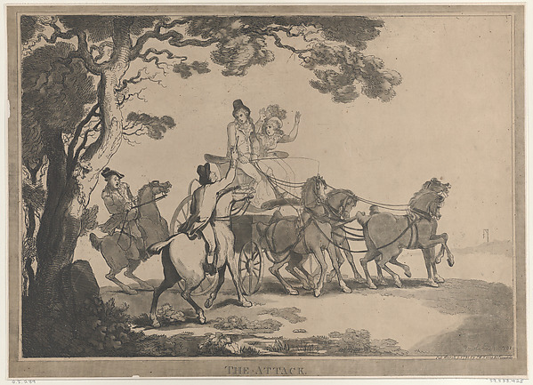 Thomas Rowlandson, The Attack