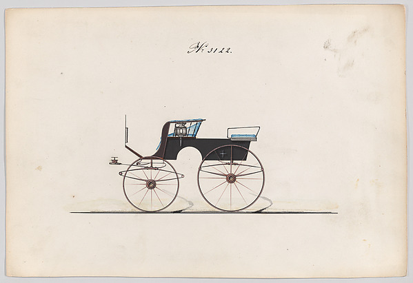 Brewster & Co., Design for T-Cart, no. 3122