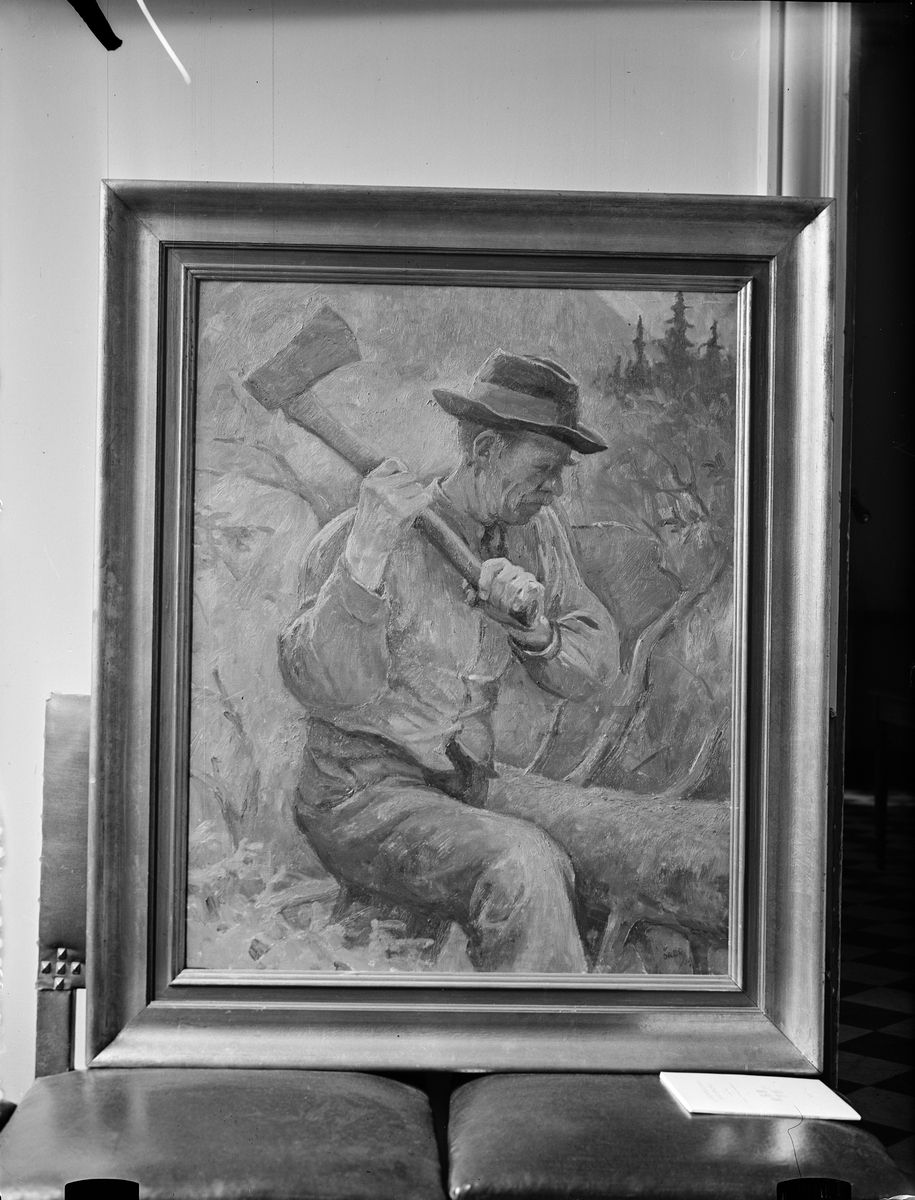 Gunnar Sundgren, Reproduktion av oljemålning på Norrlands nation, Uppsala 1949