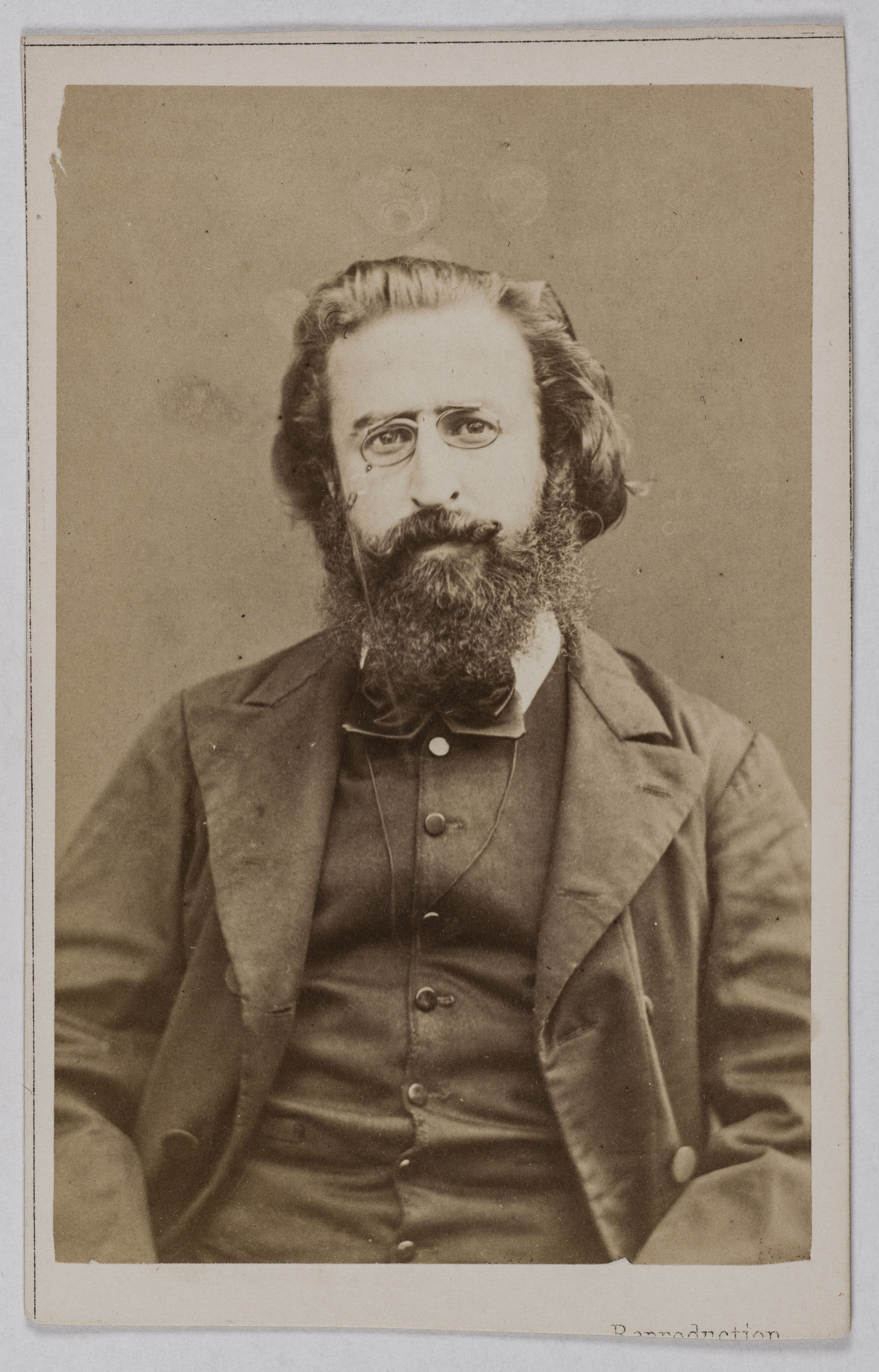 Ernest Charles Appert, Portrait de Ferré Charles Théophile, (1845-1871), (clerc d'avoué, membre de la commune)