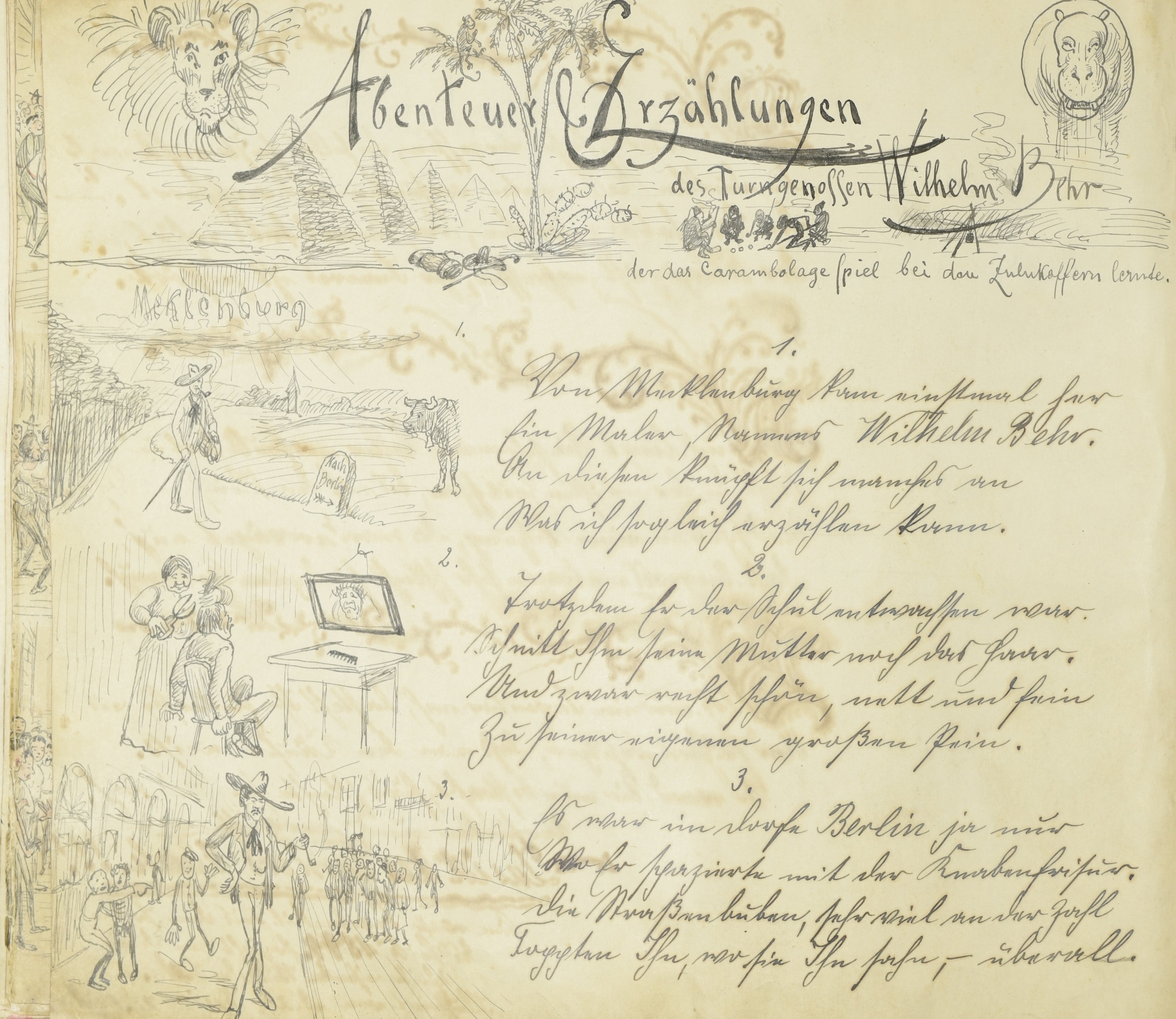 Unknown artist, Abenteuer und Erzählungen des Turngenossen Wilhelm Behr, S. 23