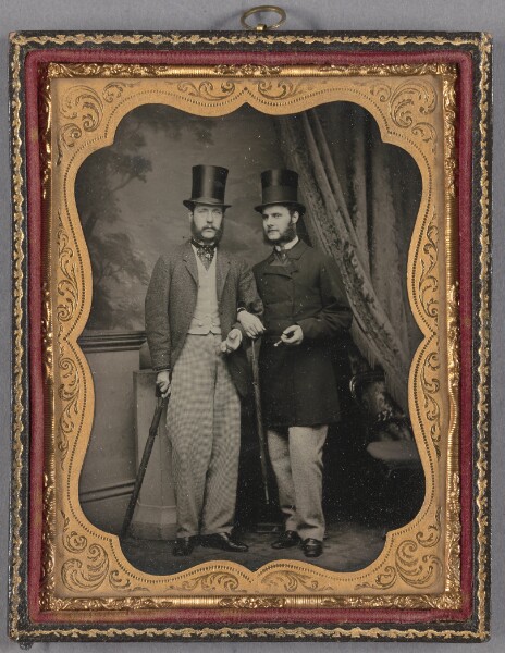 Unknown, [Portrait of Two Unidentified Bearded Men]