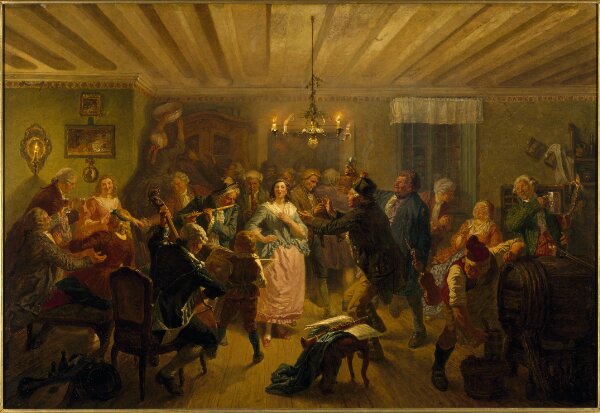 Wilhelm Wallander, Konserten på Tre Byttor. Scen ur Fredmans epistel 51