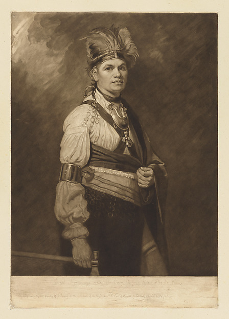 John Raphael Smith, Joseph Tayadaneega, called the Brant, the Great Captain of the Six Nations