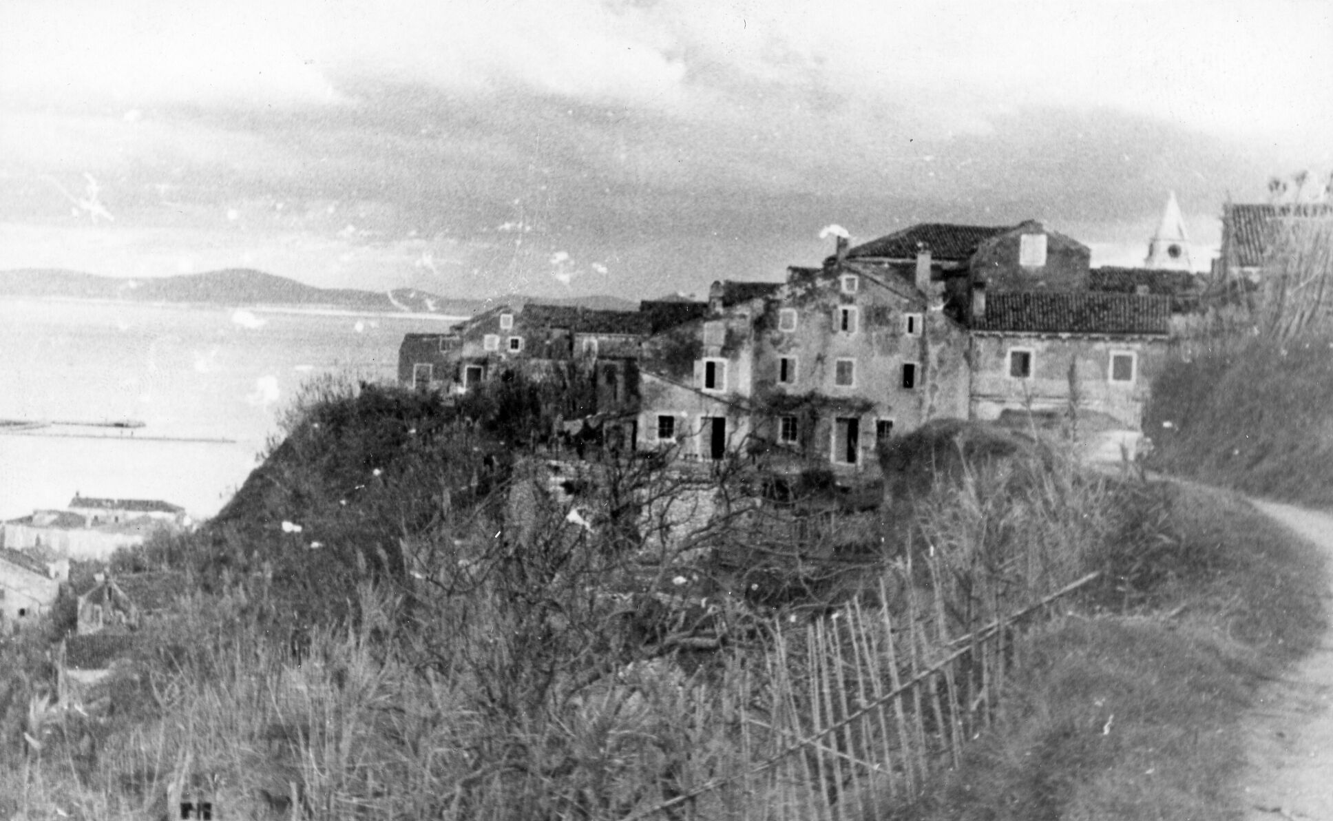 Branko Fučić, Susak (Mali Lošinj), veduta gornjeg dijela naselja, pogled sa zapadne strane