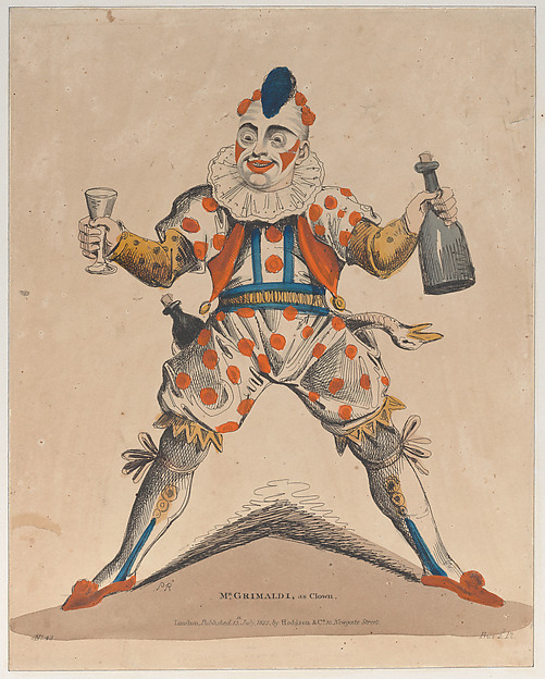 Piercy Roberts, Mr. Grimaldi as "Joey" the Clown