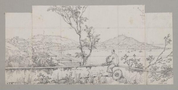 George Chinnery, General View of Macao Bay from the Bishop's Gate