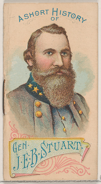 W. Duke, Sons & Co., A Short History of General James Ewell Stuart, from the Histories of Generals series of booklets (N78) for Duke brand cigarettes