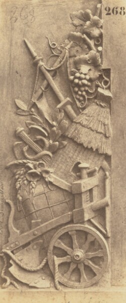 Édouard Baldus, ["L'Agriculture et le Commerce", Sculpture by Joseph-Félix Simouillard and Eustache Bernard, Decoration of the Louvre, Paris]