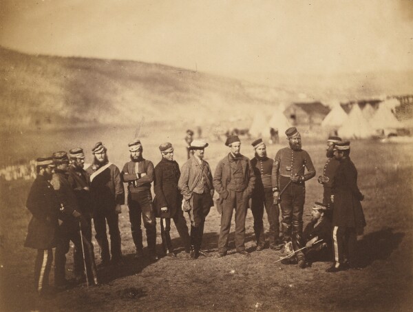 Roger Fenton, Major Burton and Officers of the 5th Dragoon Guards
