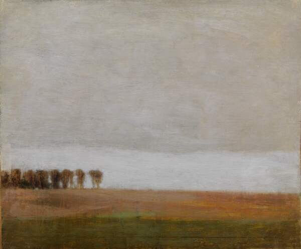 Vilhelm Hammershøi, Parti fra Jægersborg Allé. Studie