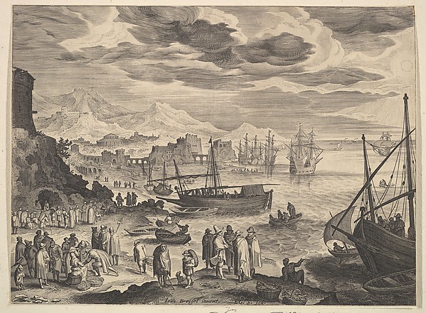 Aegidius Sadeler II, Harbor Scene