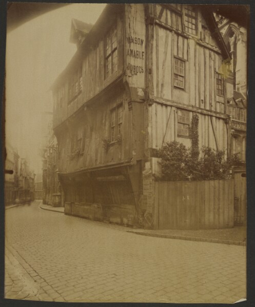 Eugène Atget, La Rue Saint-Romain