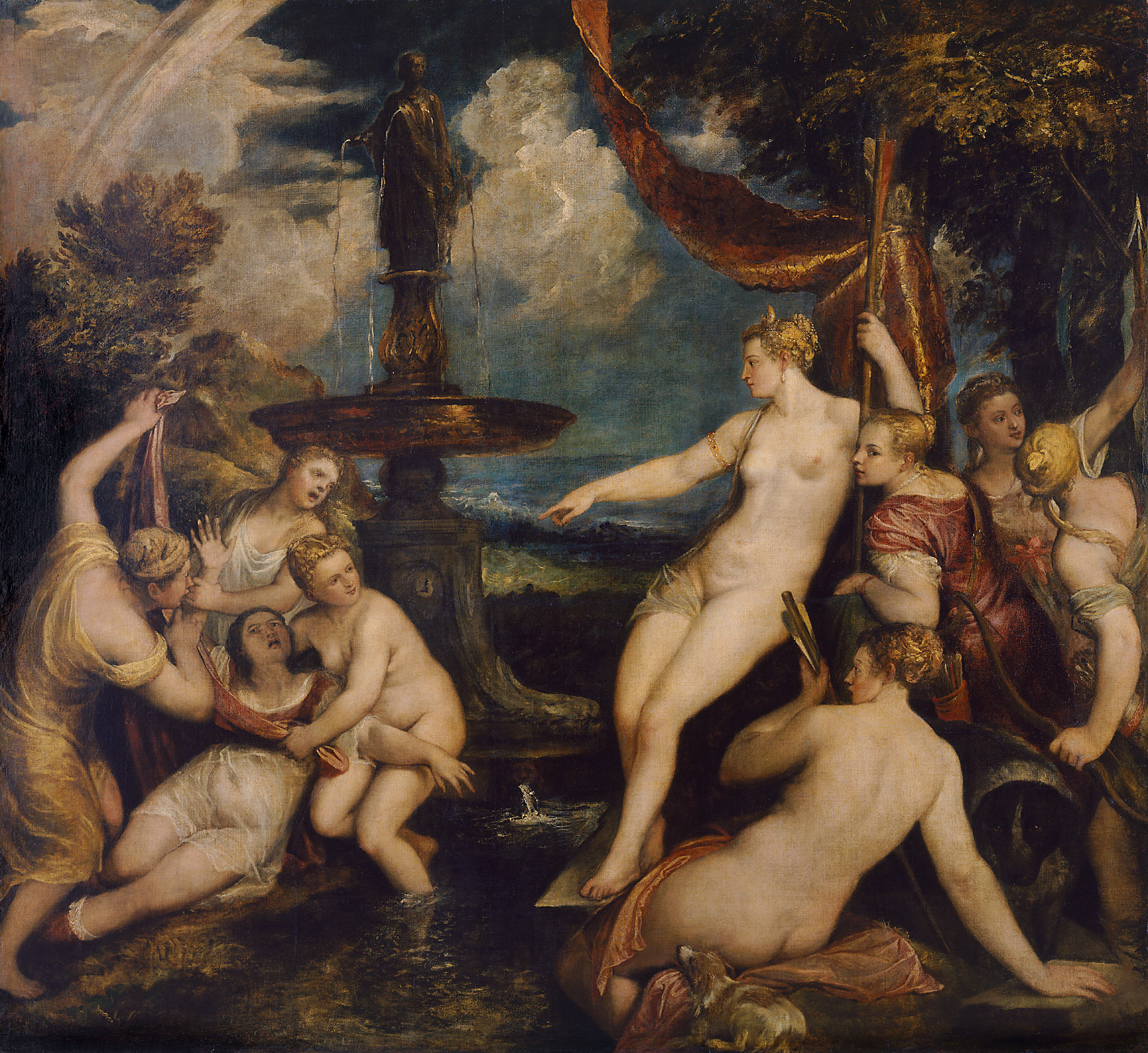 Titian, Diana and Callisto